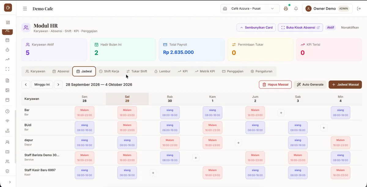 Sistem HR & Absensi screenshot 5